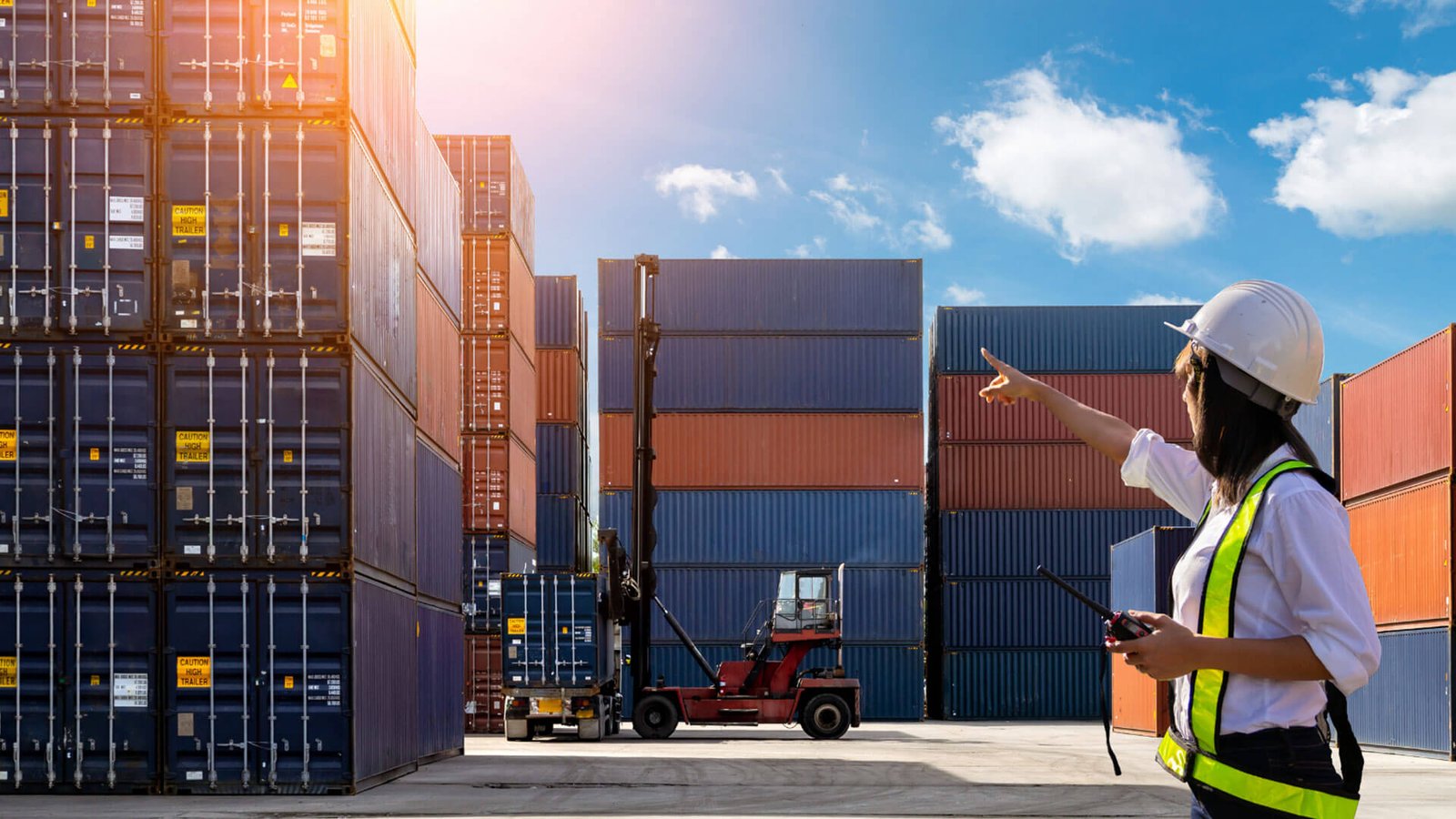 A split image showing a messy pile of returns on one side and neatly sorted, graded products on the other