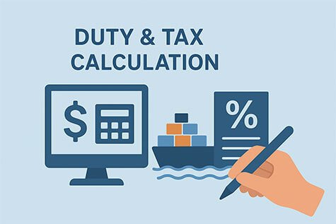 Duty & tax calculation
