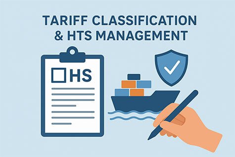 Tariff classification & HTS management