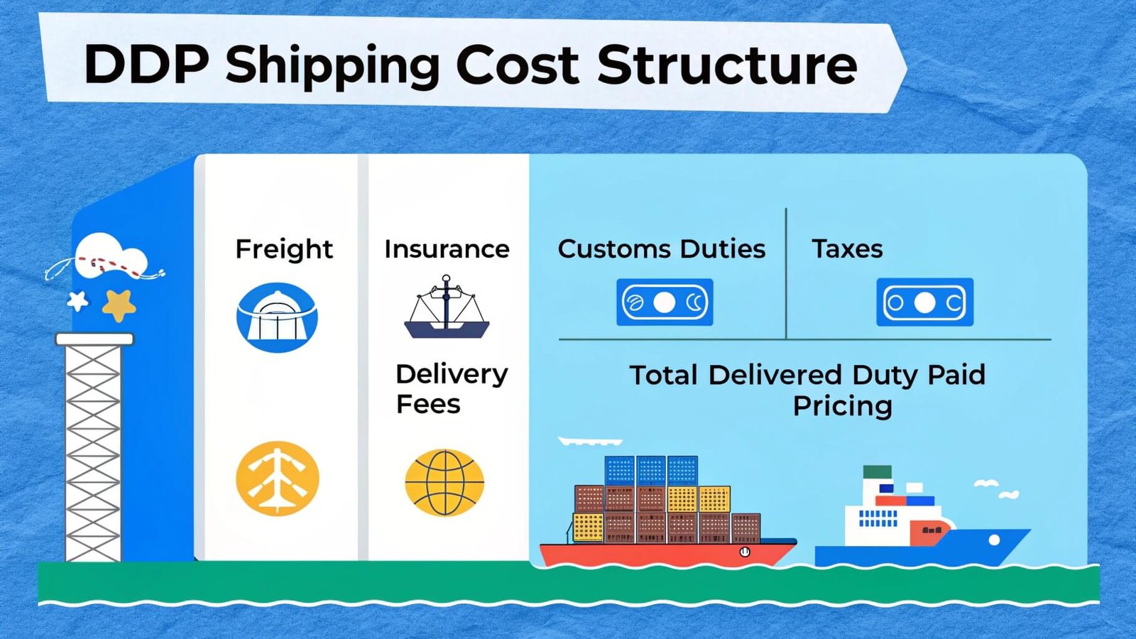 DDP shipping cost structure