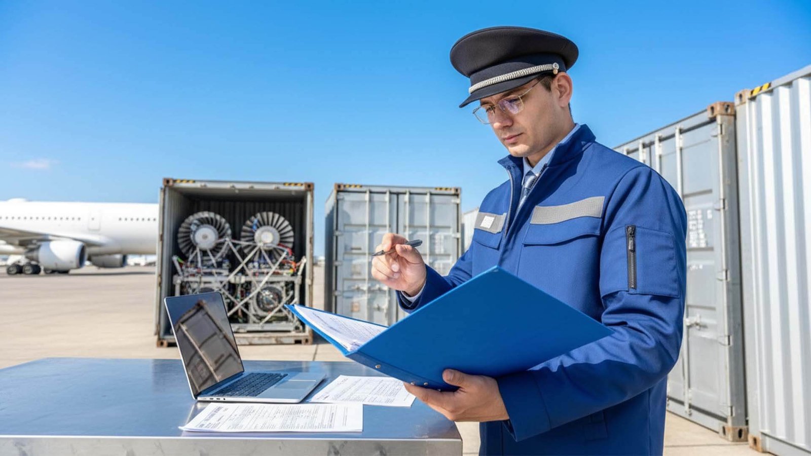 diagram of a complex multi-tier aerospace supply chain