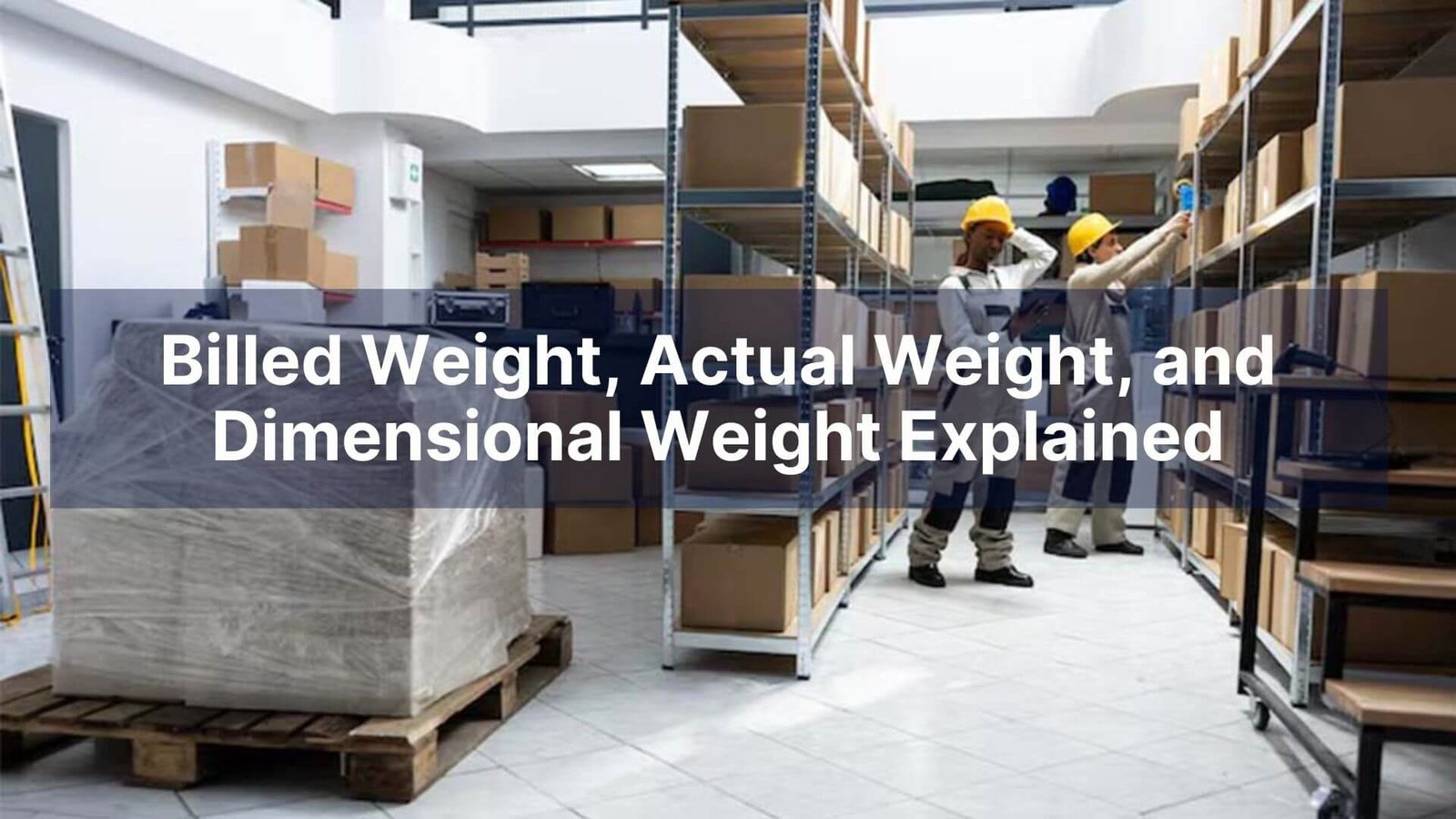 Billed Weight, Actual Weight, and Dimensional Weight Explained