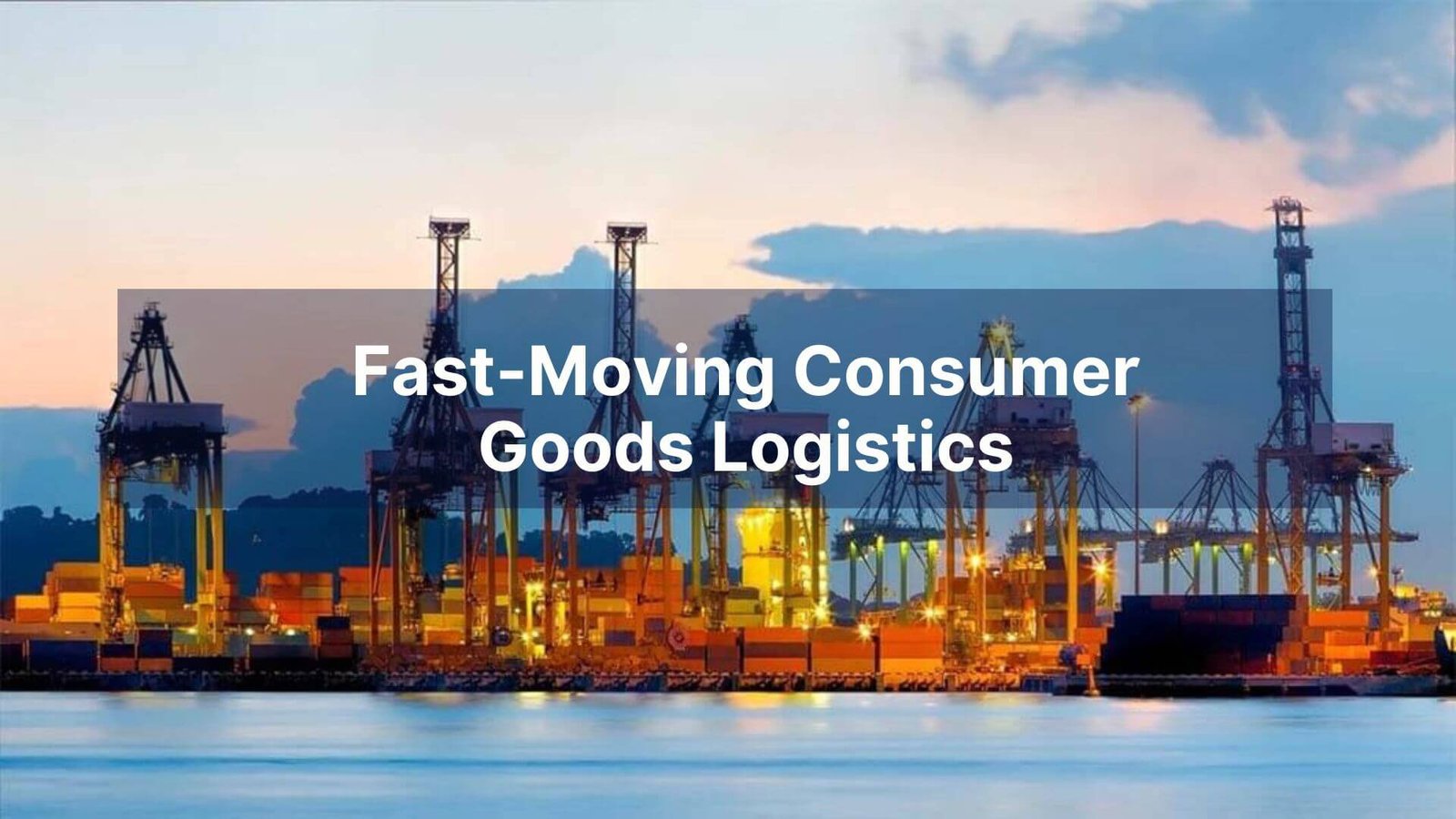 Fast-Moving Consumer Goods Logistics