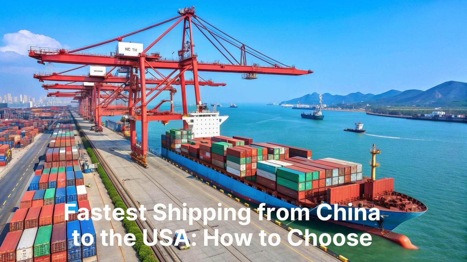 Fastest Shipping from China to the USA How to Choose