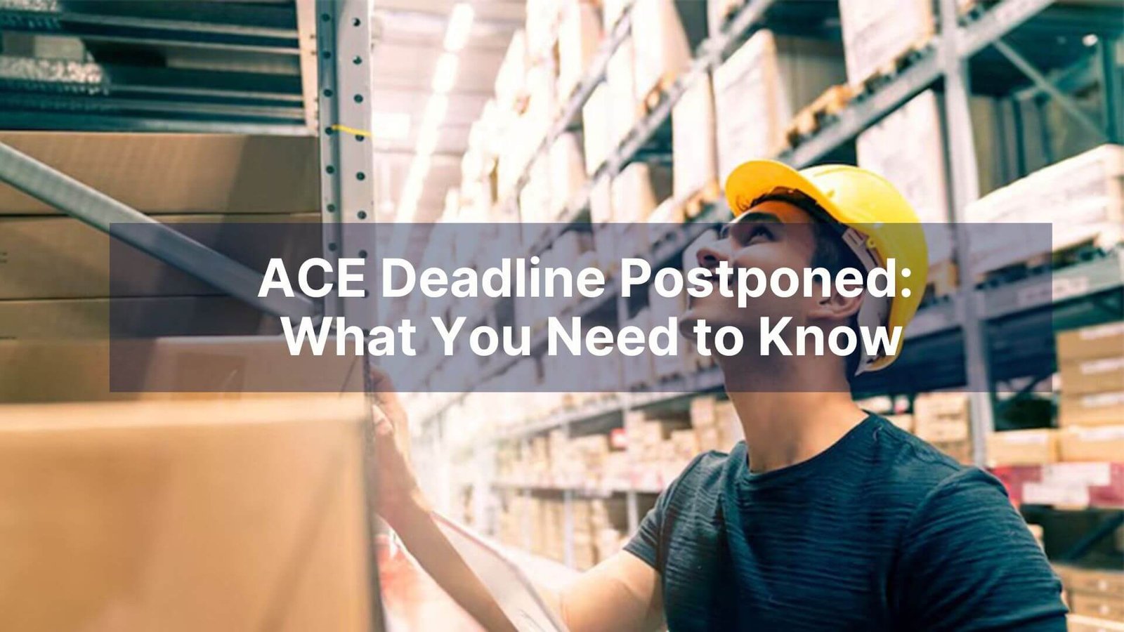 ACE Deadline Postponed What You Need to Know