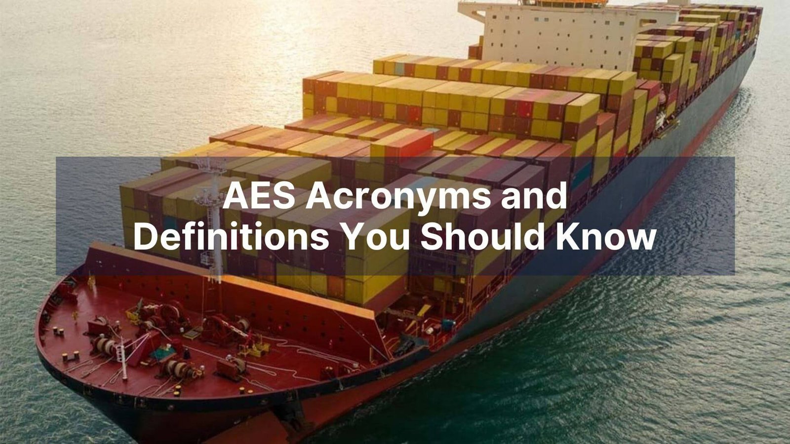 AES Acronyms and Definitions You Should Know