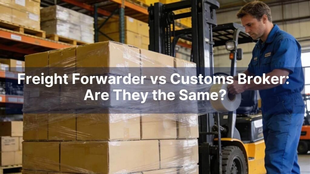 Freight Forwarder vs Customs Broker Are They the Same