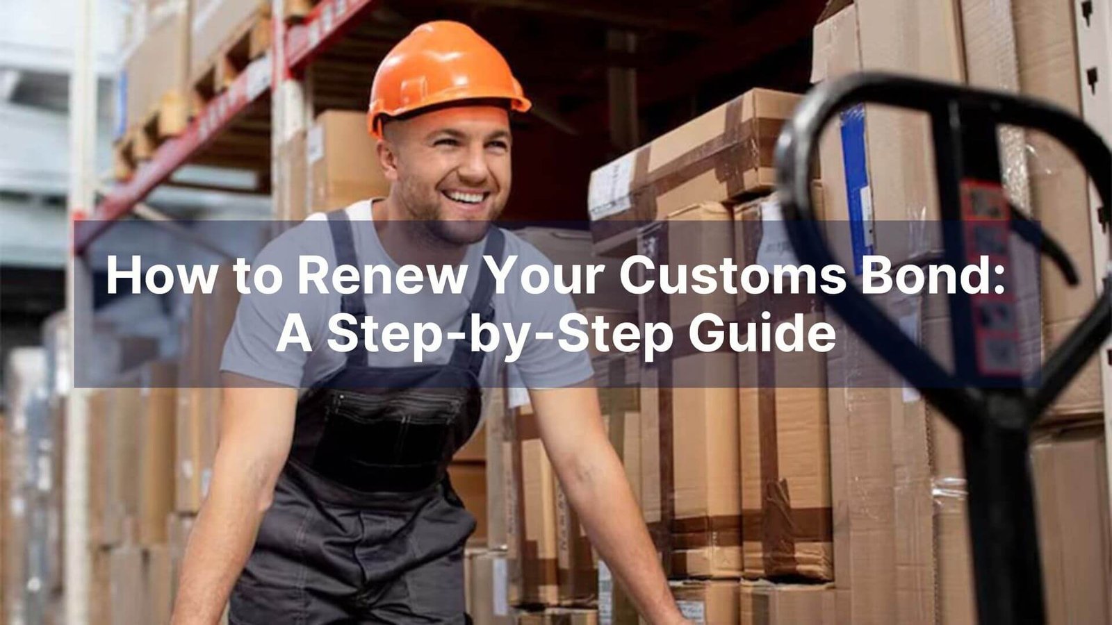 How to Renew Your Customs Bond A Step-by-Step Guide