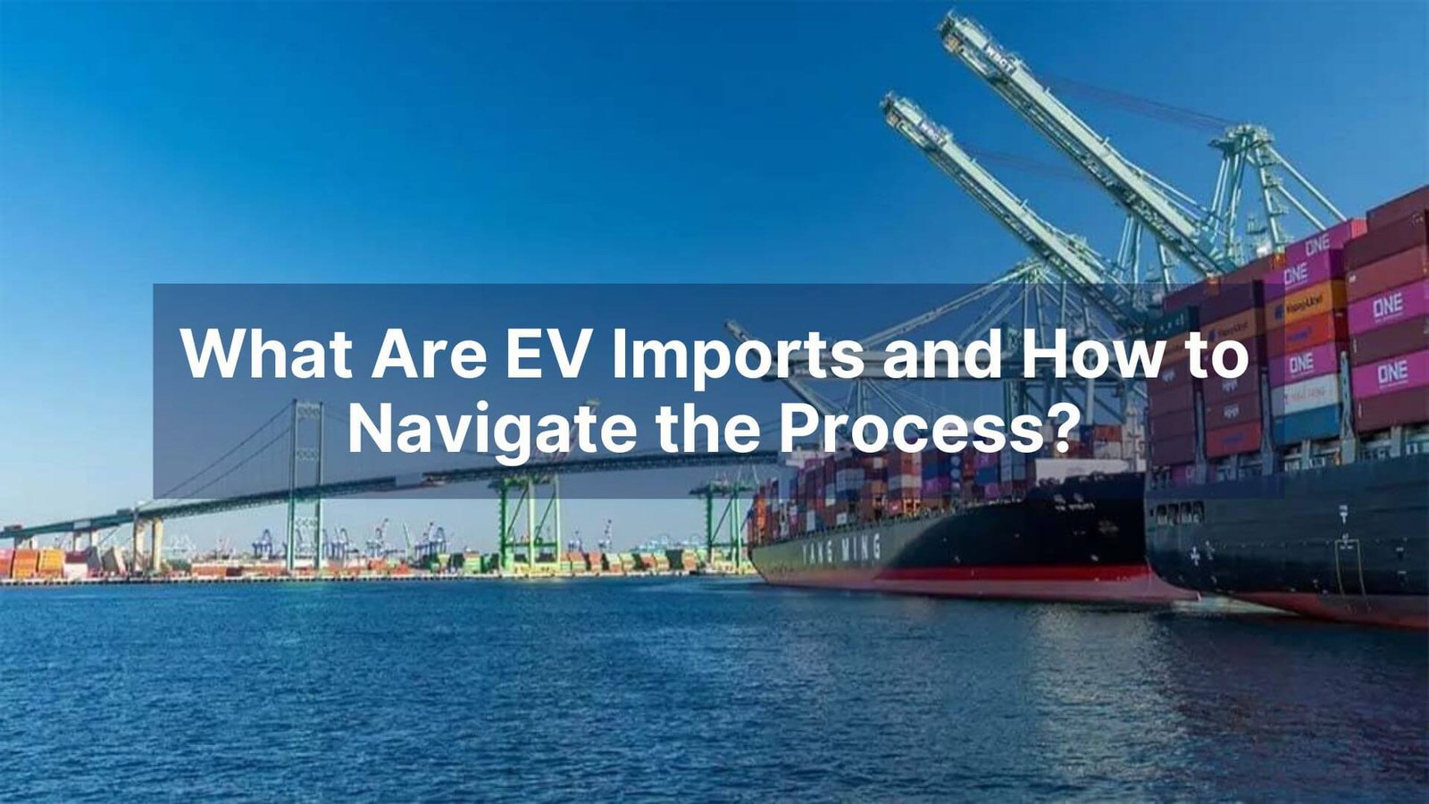 What Are EV Imports and How to Navigate the Process
